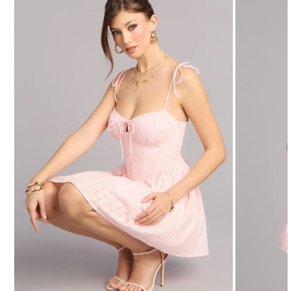 WINDSOR EYELET DRESS - Picture 5 of 13